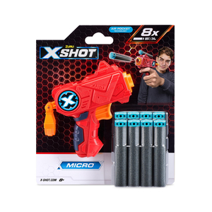 أكس-شوت إكسيل مسدس رمي السهام مع بطاقة ملونة ، أحمر، XS-3613-A