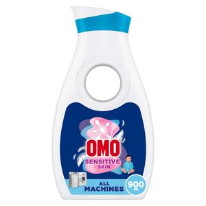 Omo Liquid Laundry Detergent, For Sensitive Skin 900 ml