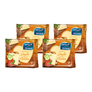 Almarai Cheddar Cheese Slices 4 x 200 g