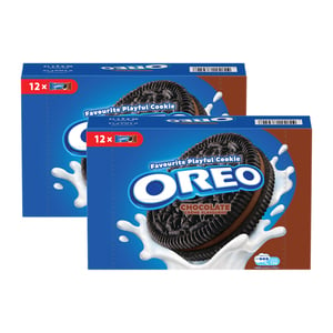 Oreo Chocolate Biscuit Value Pack 12 x 36.8 g 2 pkt
