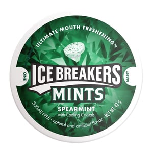 Icebreakers Mints Spearmint With Cooling Crystals Sugar Free Candy 42 g
