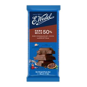 E Wedel Dark Chocolate 50% Cocoa 90 g