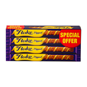 Cadbury Flake Dipped Chocolate Bar 4 x 32 g