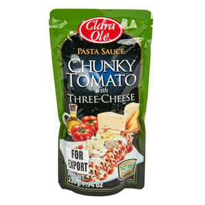 Clara Ole Chunky Tomato With Three Cheese Pasta Sauce 225 g