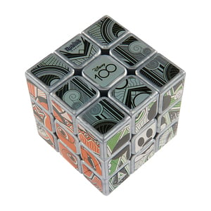 Rubik's Cube Disney 100th Anniversary Metallic Platinum Cube, 3 x 3, 606839