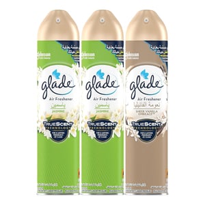 Glade Jasmine + Sheer Vanilla Embrace Air Freshener Value Pack 3 x 300 ml