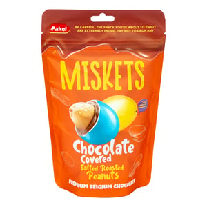 Pakel Miskets Chocolate Covered Salted Roasted Peanuts 120 g