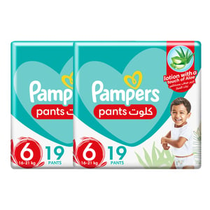 Pamper Baby Diaper Pants Size 6 16-21 kg Value Pack 2 x 19 pcs