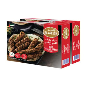 Al Areesh Beef Sheesh Kabab Value Pack 2 x 280 g