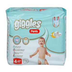 Giggles Baby Diaper Pants Maxi Size 4 7-18 kg 30pcs