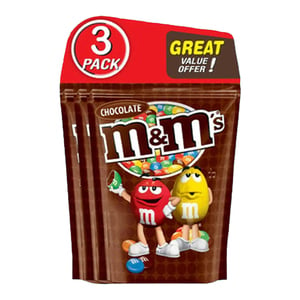 M&M's Chocolate Assorted Value Pack 3 x 100 g