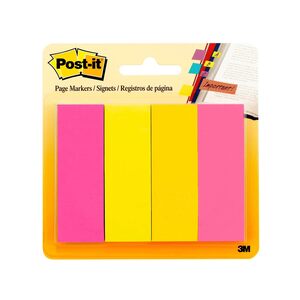 3M Post It Page Marker Neon