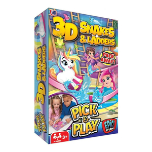 Epic 3D Snakes & Ladders Play Game, 1377023