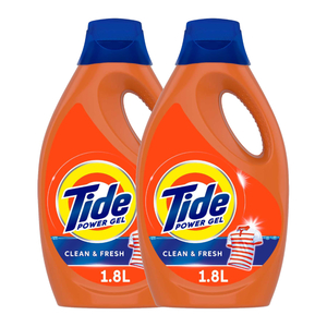 Tide Automatic Power Gel Clean & Fresh 2 x 1.8 Litres