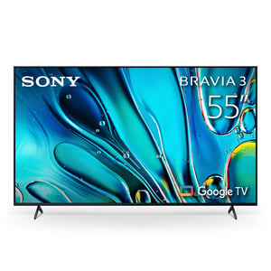 Sony Bravia 3 55 Inch 4K HDR Smart TV (Google TV) with Dolby Vision Atmos, K-55S30 - 2024 Model