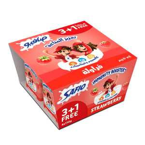 Safio Strawberry Yogurt 110 g 3+1