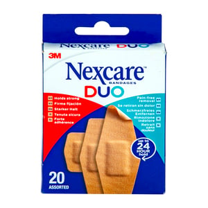 Nexcare 3M Duo Bandage Assorted 20 pcs