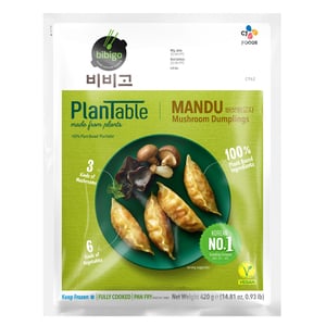 CJ Bibigo Mandu Mushroom Dumplings Vegan 420 g
