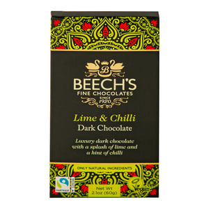 Beech's Lime & Chilli Dark Chocolate 60 g