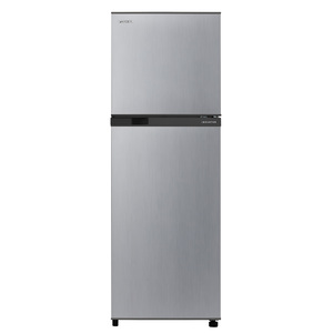 Toshiba Double Door Refrigerator GR-A33US(S) Net capacity: 230Ltr, Light  Silver color, Invertor, Glass Shelves