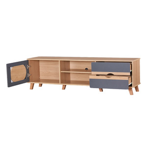 Max Tv Cabinet Aries-Oak/Grey