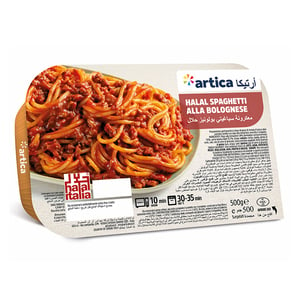 Artica Frozen Beef Spaghetti Bolognese Halal 500 g