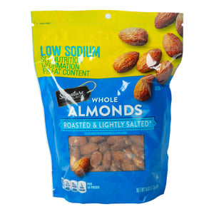 Signature Select Roasted & Lightly Salted Whole Almonds 454 g