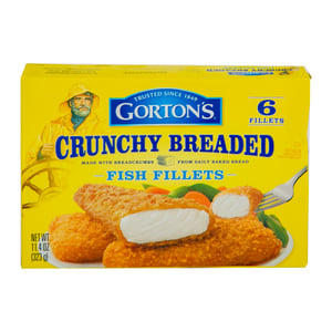 Gorton's Crunchy Breaded Fish Fillets 323 g