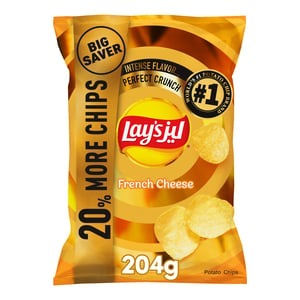 Lay's French Cheese Potato Chips 204 g