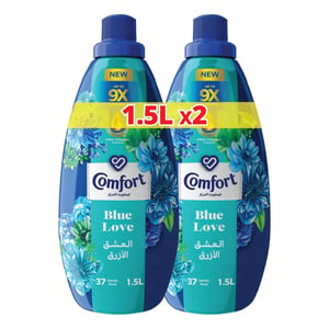 Comfort Blue Love Fabric Softener Value Pack 2 x 1.5 Litres