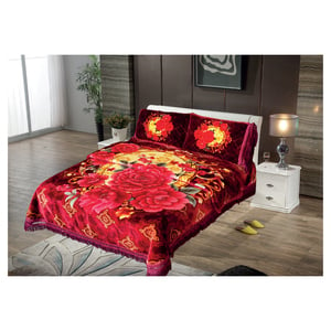 Maple Leaf Blanket 4pcs set 200x240cm Assorted