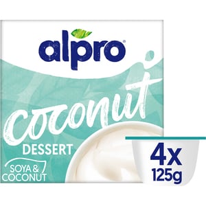 Alpro Soya & Coconut Dessert 4 x 125 g