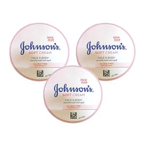 Johnson's 24Hour Moisture Soft Cream 200 ml 2+1