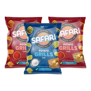 Safari Potato Grills Assorted Value Pack 3 x 60 g