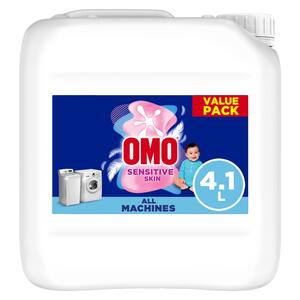 Omo Laundry Liquid Detergent For Sensitive Skin Value Pack 4.1 Litres