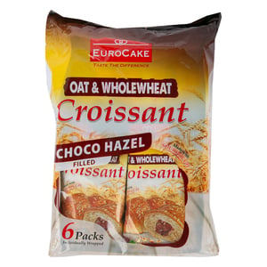 Euro Cake Oat & Wholewheat Choco Hazel Filled Croissant 50 g