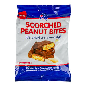 Cooks Scorched Peanut Bites Caramelised Toffee 140 g