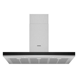 Siemens iQ300 Wall-Mounted Cooker Hood, 90 cm, Stainless steel, LC97BHM50B