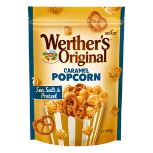 Storck Werther's Original Caramel Popcorn Sea Salt & Pretzel 140 g