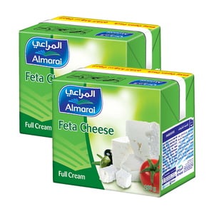 Almarai Full Cream Feta Cheese Value Pack 2 x 200 g