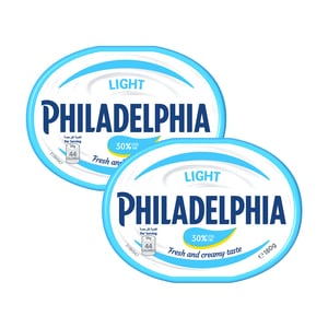 Philadelphia Light Cheese Spread Value Pack 2 x 180 g