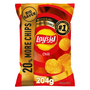 Lay's Chili Potato Chips 204 g