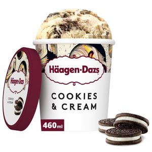 Haagen-Dazs Cookies & Cream Ice Cream 460 ml