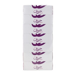 Huroof Facial Tissue 2ply 7 x 120 Sheets