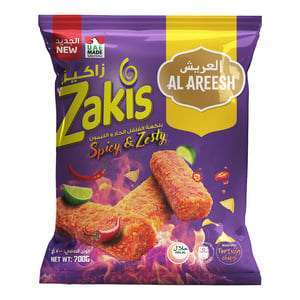 Al Areesh Zakis Spicy & Zesty Breaded Chicken Stick 700 g