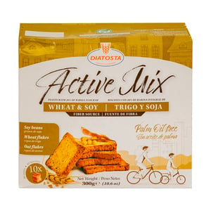 Diatosta Active Mix Toast Wheat & Soy 300 g