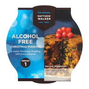 Matthew Walker Alcohol Free Christmas Pudding 100 g