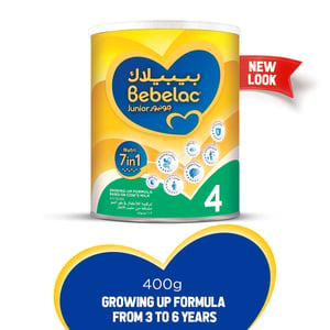 Bebelac Nutri 7in1 Growing Up Formula Stage 4 From 3 to 6 Years 400 g