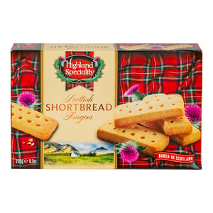 Highland Specialty Scottish Shortbread Fingers 230 g