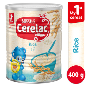 Nestle Cerelac Infant Cereals With Iron + Rice From 6 Months 400 g